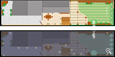 Designing gardens to scale plans